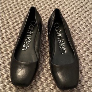 Calvin Klein Black Flats